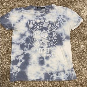 Obey Blue Tie Dye Shirt